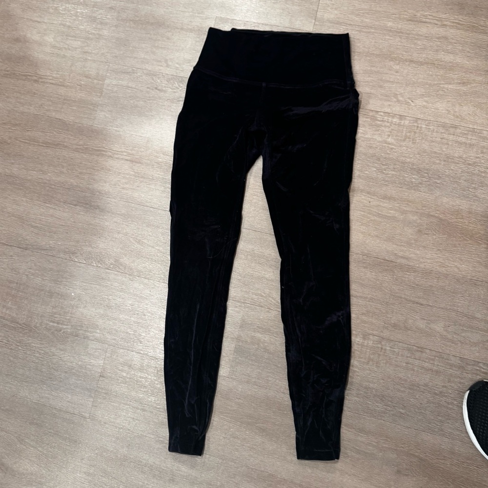 Lululemon Athletica Velvet Black Leggings